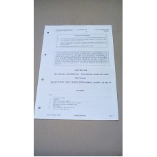 CLANSMAN PRC320 EMER TECHNICAL HANDBOOK TECH DESCRIPTION SURF 12 WATT